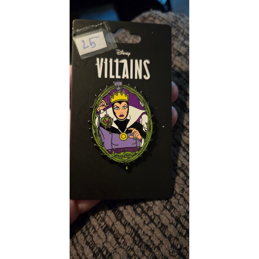 Disney Villains Evil Queen Enamel Pin Salesone Snow White Poison Apple Pin